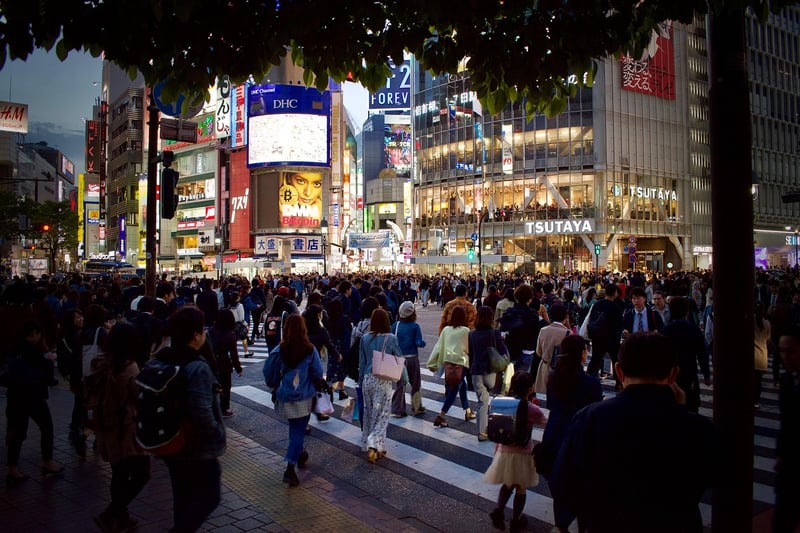 Tokyo skyline at night
